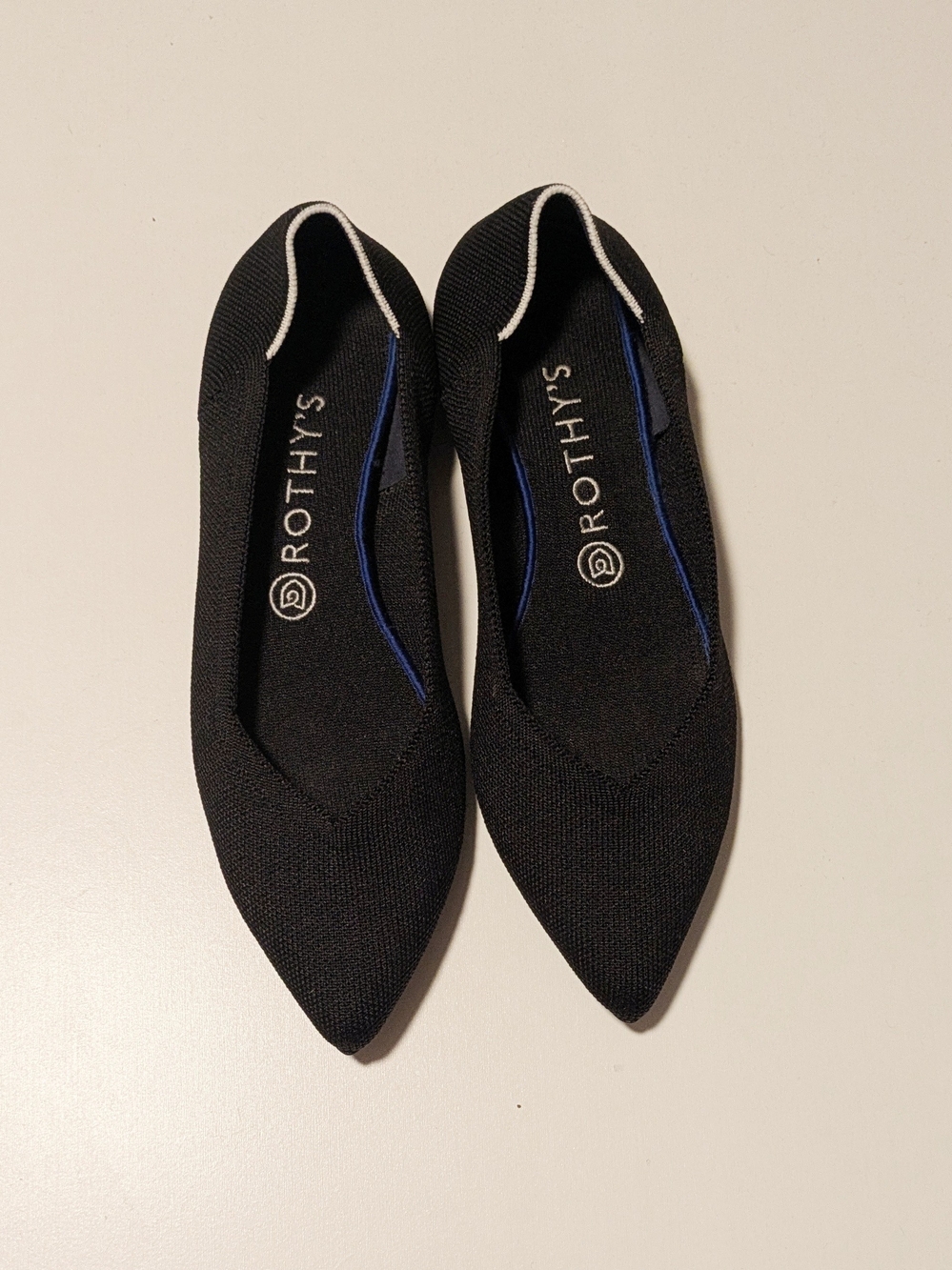 Rothy's The Point-Black Halo Flats